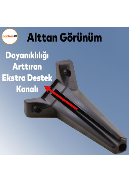 Sedir Lüks Mobilya Kanepe Konsol Sehpa Tv Ünitesi Koltuk Ayağı 20 cm Siyah Ayakları fiyatları