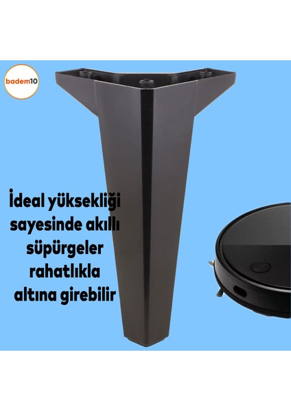 Sedir Lüks Mobilya Kanepe Konsol Sehpa Tv Ünitesi Koltuk Ayağı 20 cm Siyah Ayakları modelleri