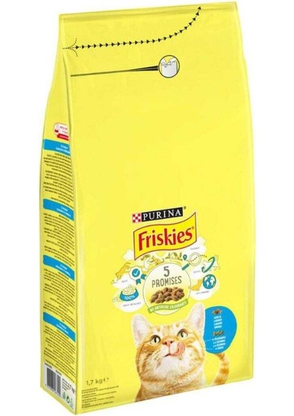 Friskies Purina Friskes Somonlu Yetişkin Kedi Maması 1.7 kg