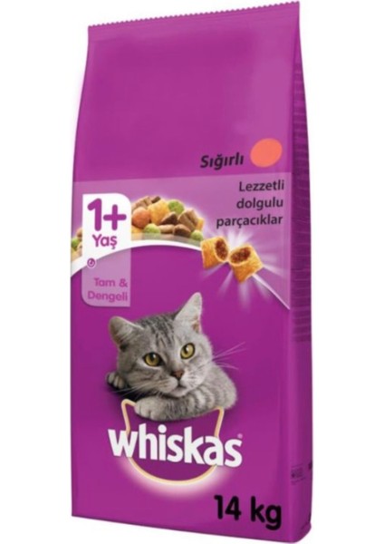 Sığır Etli Yetişkin Kedi Maması 14 kg