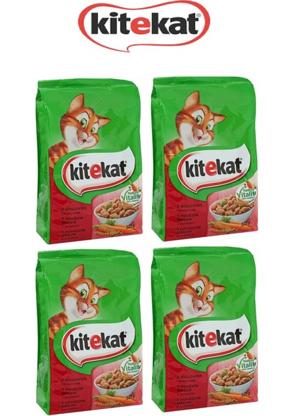 Sığır Etli Kedi Maması 4X300GR