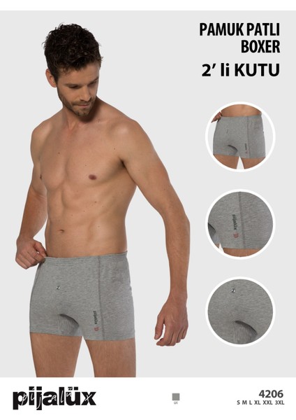 2'li Düğmeli Boxer