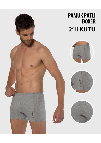 2'li Düğmeli Boxer