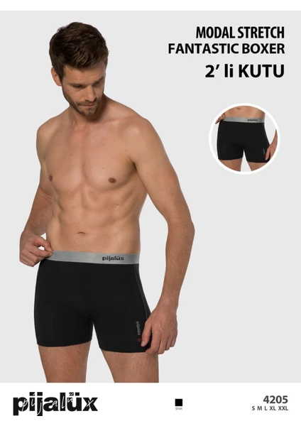 2'li Düğmeli Boxer