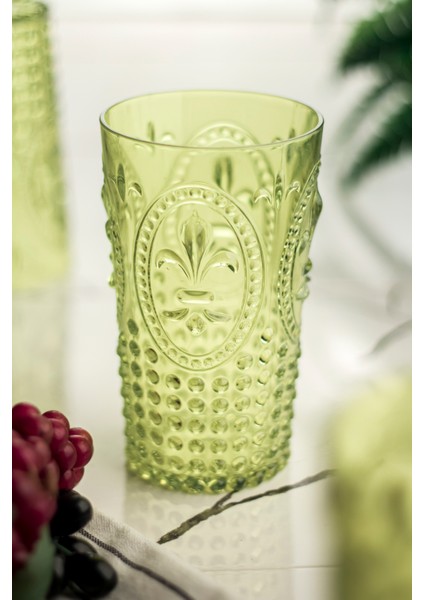 Akrilik Mavi 6 LI Uzun Bardak & Su Meşrubat Bardağı 750 ml ( Cam Değildir )