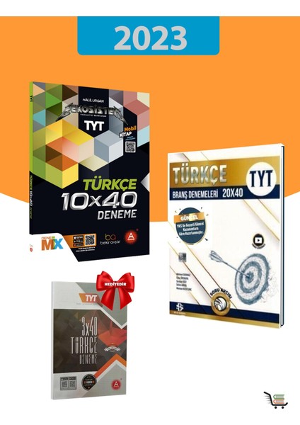 Bekosistem TYT Türkçe 10X40 Deneme + Bilgisarmal 20X40 Türkçe Deneme + Hediyeli