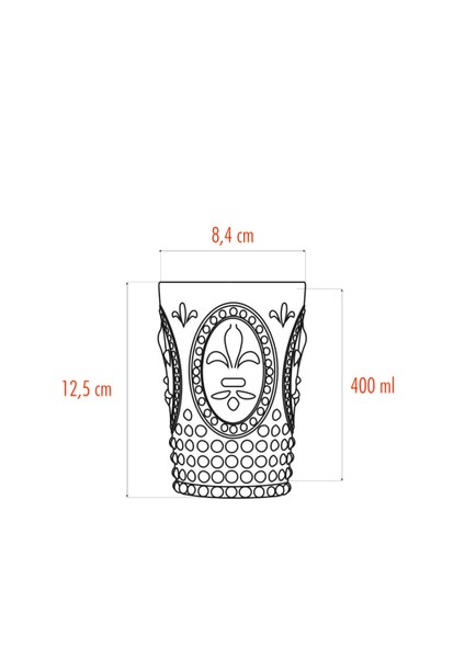 Akrilik Mavi Kısa Bardak & Su Meşrubat Kahve Yanı Bardağı 400 ml (Cam Değildir ) indirimleri