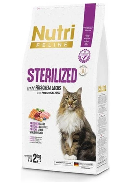 Nutri Feline Sterılısed 2 kg