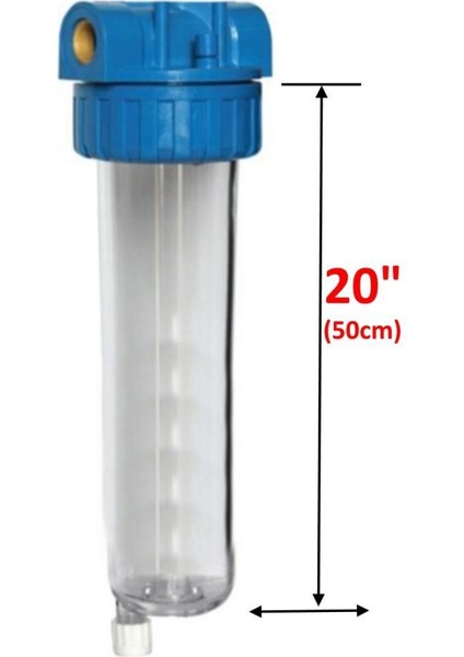 20"-2" Alttan Tahliyeli Daire Girişi Su Arıtma 20" Filtre Kabı modelleri