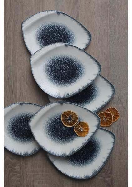 Greendrop 6 Lı Bilbao Bone Düz Tabak 21 cm