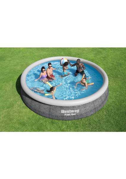 Büyük Şişme Havuz Seti 457X84CM Bw 515 fırsatları