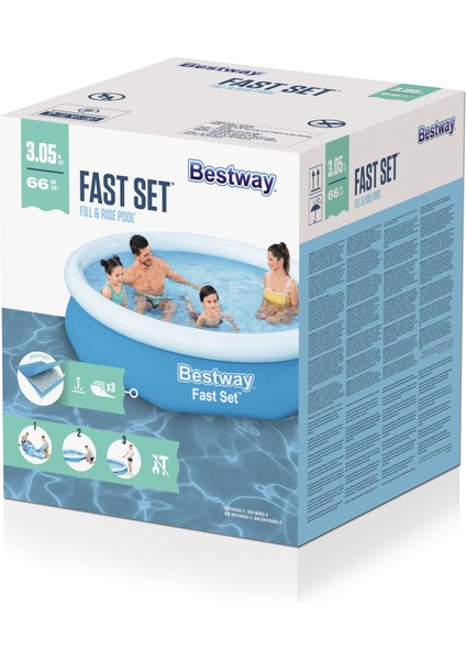 Büyük Şişme Havuz Seti 305X66 cm BW526