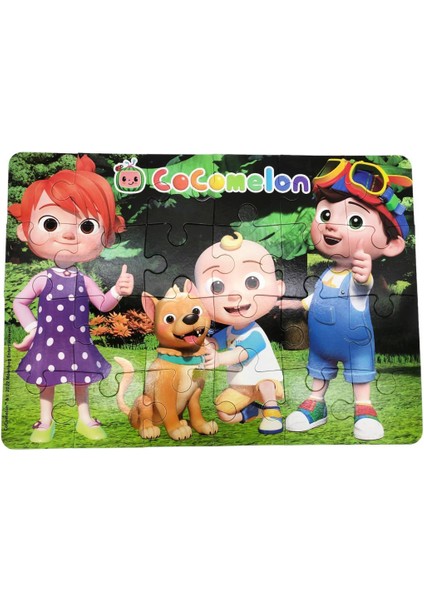 Laço Kids Cocomelon Büyük Yer Puzzle 24 Parça Çocuklar Için Eğitici Yapboz