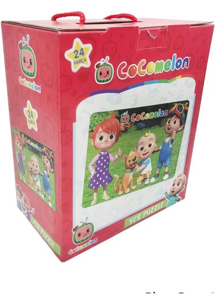 Laço Kids Cocomelon Büyük Yer Puzzle 24 Parça Çocuklar Için Eğitici Yapboz