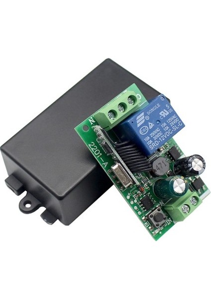 Roba 433MHZ Rf 1 Kanal Röle Modül Ac 220V Kablosuz Pompa Fan Lamba Perde Akıllı Ev Garaj Bariyer Kapı