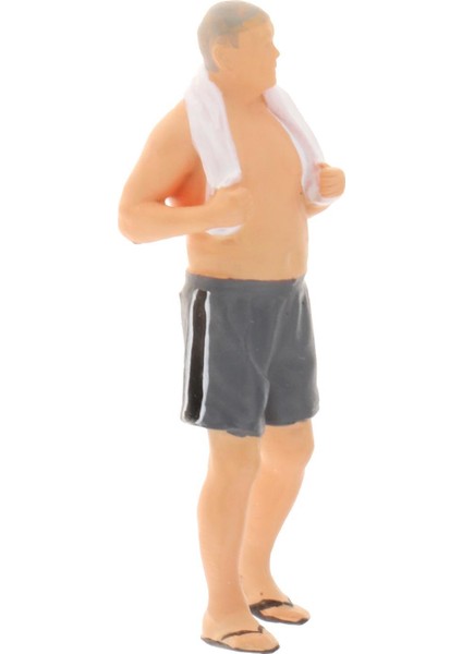 1:64 Ölçekli Boyalı Insanlar Figürleri Reçine Heykelcik Oyuncakları Diorama Garaj Modeli Yaşlı Adam 1 fırsatları