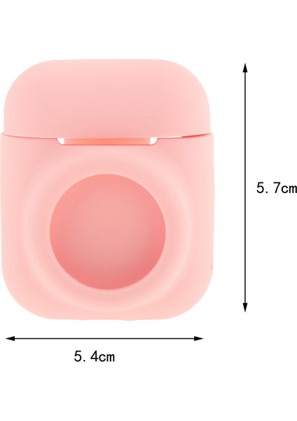 Anahtar Zincirli Cüzdan Tablet Anahtarı ile Silikon Kasa, - Pembe