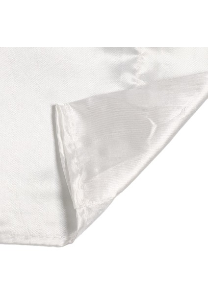 2pcs Modern Block Out Pencere Perdesi Oturma Odası Yatak Odası Dekor Beyaz Çubuk Pocket_l(Yurt Dışından)
