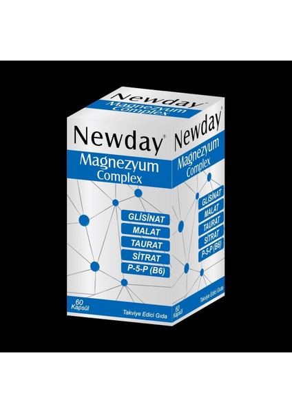 Newday Magnezyum Complex 60 Kapsül