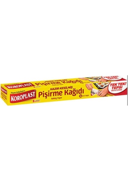 Hazır Kesilmiş Pişirme Kağıdı 16 Yaprak 4 Adet