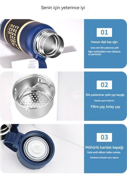 Açık Termos Bardak Büyük Kapasiteli 1000ML Taşınabilir Spor Su Şişesi Paslanmaz Çelik Su Bardağı (Yurt Dışından) indirimleri