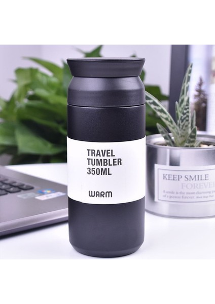 Termos Bardak Vakum Basit Buzlu 304 Paslanmaz Çelik Su Bardağı Öğrenci Taşınabilir Kahve Fincanı (Yurt Dışından)