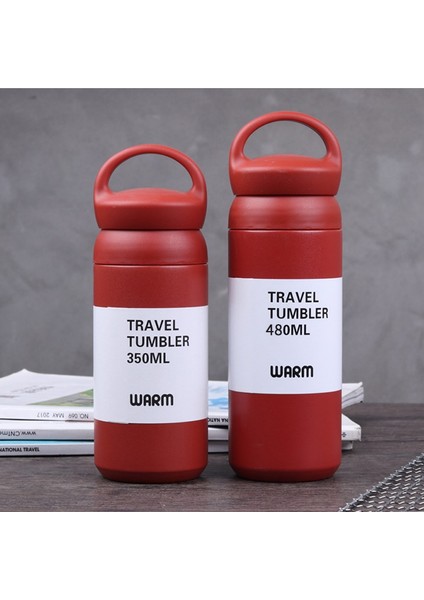 Termos Bardak Vakum Basit Buzlu 304 Paslanmaz Çelik Su Bardağı Öğrenci Taşınabilir Kahve Fincanı (Yurt Dışından)