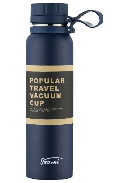 Açık Termos Bardak Büyük Kapasiteli 1000ML Taşınabilir Spor Su Şişesi Paslanmaz Çelik Su Bardağı (Yurt Dışından)