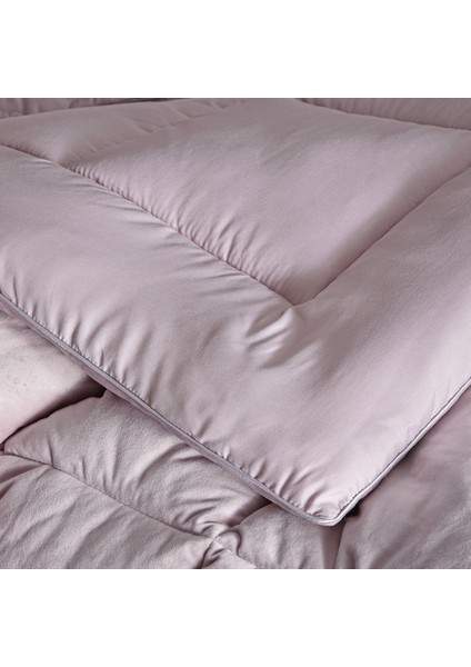 Bedding Vovin Çift Kişilik Yorgan Velvet 2'li Yastık Kılıfı Lila fiyatları