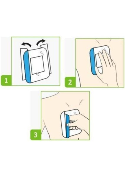 Film Pedli 5x7.2 Cm 50lı Steril yaara Örtüsü Su Geçirmez