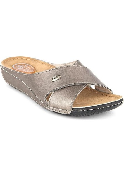 Yara 32251-772 Topuk Jelli Anatomik Taban Kadın Terlik Çelik 36-40