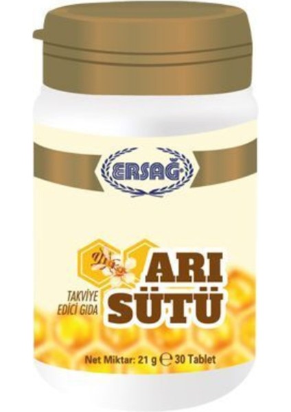 Arı Sütü Takviye Gıda 30 Tablet--Roe Mılk Supplement 30 Tablet