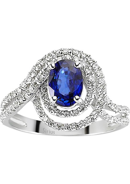 Safir Taşlı Pırlanta Yüzük 0404R0125 fiyatları