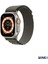 42-44MM Yeni Nesil Apple Uyumlu Akıllı Saat Kordonu Hasır Kancalı Yeşil 1