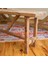 Vogel Home Design Bank Bench Ahşap Rustik Stil Eskitme Bench Bank 5