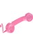 Çoğu Cep Telefonu Için Gürültü Azaltma Retro 3.5mm Mobil Telefon Alıcısı Pembe 3