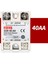 Roba SSR-40AA Röle Tek Fazlı Solid State 80-250VAC 40A Anahtar Kontaktör 3