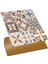 Kendinden Yapışkanlı Karma Afrika Desenli Pvc Karo 30X30 cm (56 Adet) 5m2 1