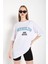 Kadın Boundless Baskılı Oversize Tshirt 1