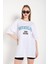 Kadın Boundless Baskılı Oversize Tshirt 2