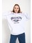 Kadın Brooklyn Dağ Baskılı Kapüşonlu Oversize Sweatshirt 2