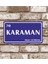 Metal Plaka Karaman 70 Retro Poster (29X15) 1