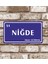 Metal Plaka Niğde 51 Retro Poster (29X15) 1