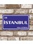 Metal Plaka Istanbul 34 Retro Poster (29X15) 1