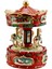 17 cm Winter Carousel "jingle Bells" Melodisi ile Dönüyor 1