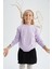 Kız Çocuk Bisiklet Yaka Okul Sweatshirt U6470A622AU 4