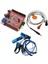 Roba Olimex Ekg-Emg Shıeld Elektrot Kablo Arduino Ekg Ecg Emg 100CM 3 Sensör Kablosu 3.5mm Soket Nabız 5