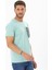 Erkek Garnili Cep Nakışlı Bisiklet Yaka T-Shirt 5