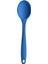 Büyük Boy Yanmaz Yapışmaz Silikon Spatula ve Kaşık Seti 3 Model - Spatula Kaşık Mavi 3'lü Set Silikon Set Mavi 3 Çeşit 3