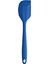 Büyük Boy Yanmaz Yapışmaz Silikon Spatula ve Kaşık Seti 3 Model - Spatula Kaşık Mavi 3'lü Set Silikon Set Mavi 3 Çeşit 4